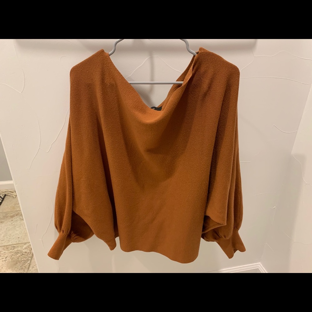 Off the shoulder sweater